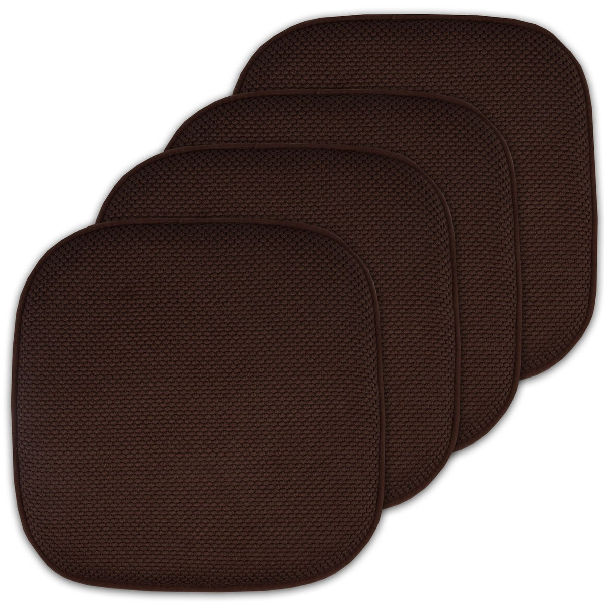 Honeycomb Memory Foam Chair Cushions - Brown