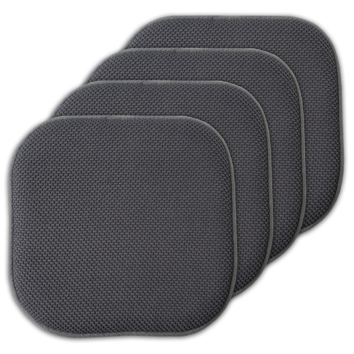 Honeycomb Memory Foam Chair Cushions - Gray