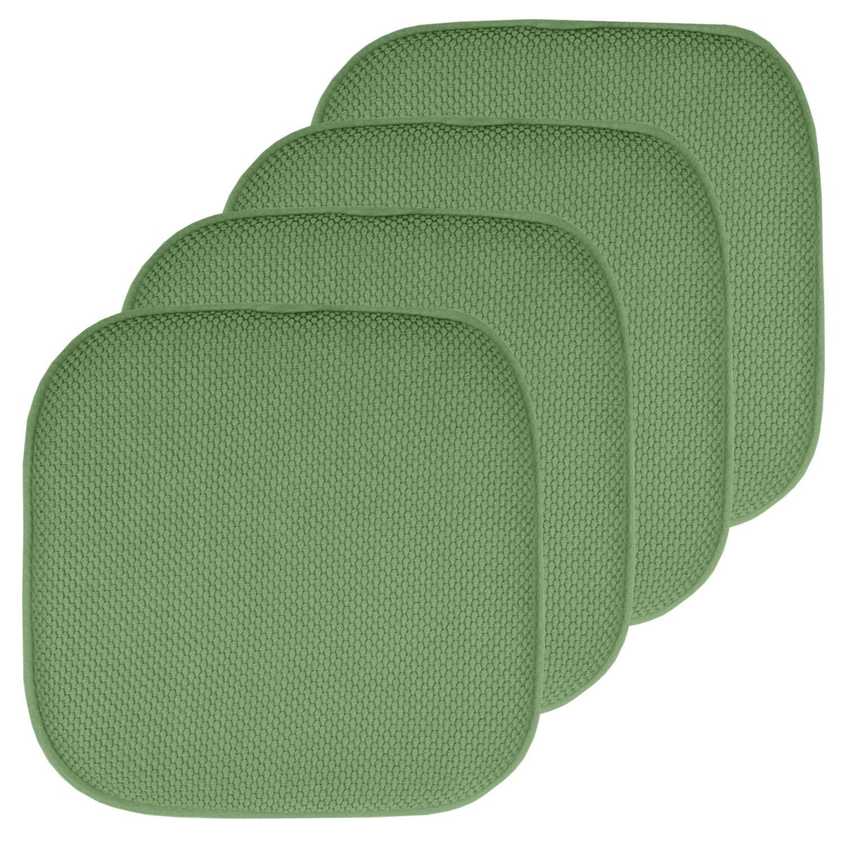 Honeycomb Memory Foam Chair Cushions - Green