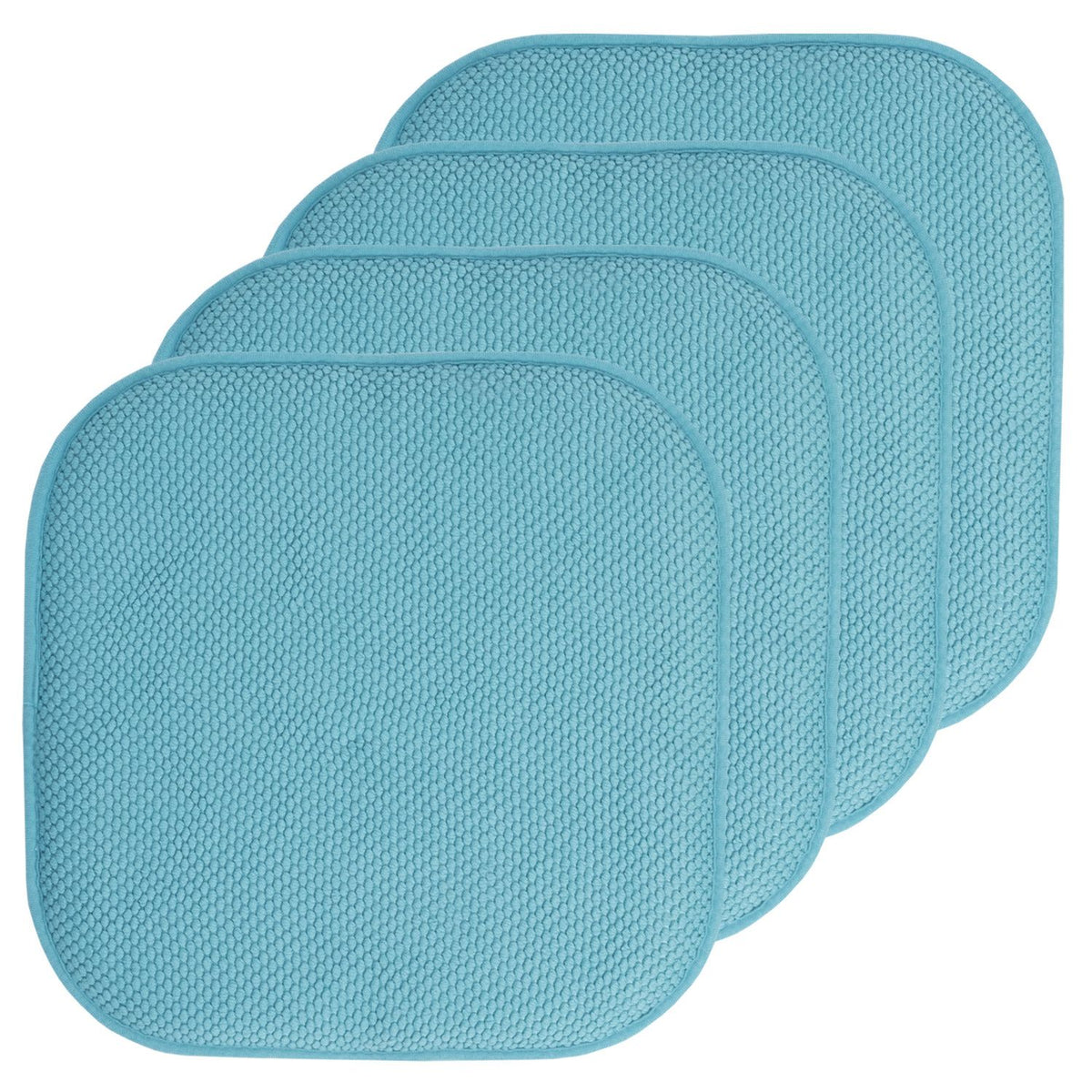 Honeycomb Memory Foam Chair Cushions - Teal